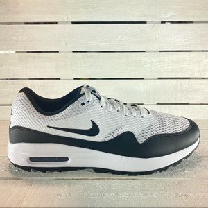 Nike Air Max 1 G Spikeless Golf Shoes White Black